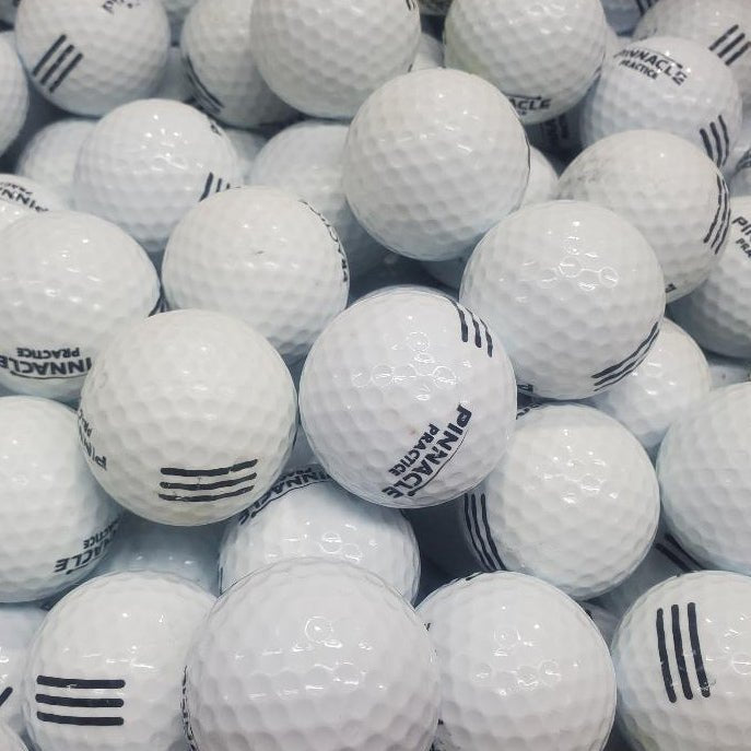 Pinnacle Practice Used Golf Balls A-B Grade | 300 Per Case [REF