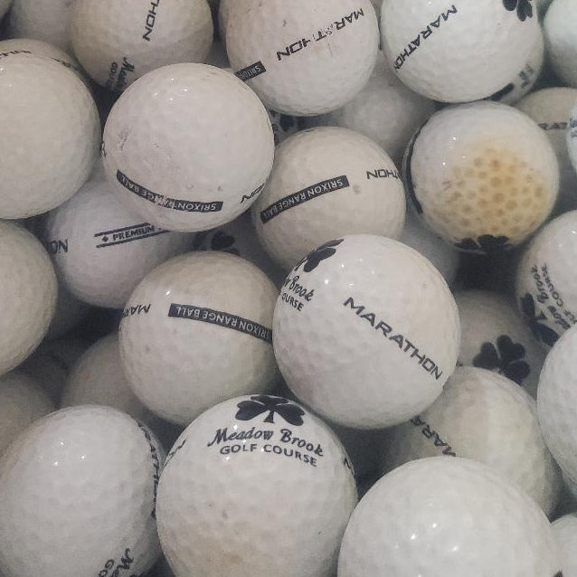 Srixon Marathon Limited Flight Logo C/B Grade Used Golf Balls 300 Pe