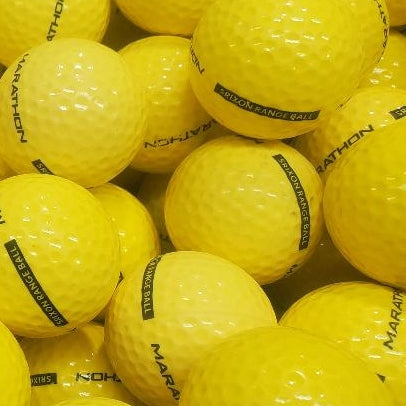 Srixon Marathon Limited Flight Yellow Logo AB Grade Used Golf Balls from Golfball Monster (7256702124114)