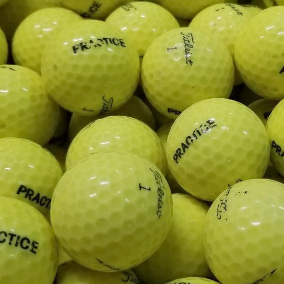 Titleist Tour Practice Yellow BC Grade Used Golf Balls | 300 Balls Per Case [REF#051625K] (7326780817490)