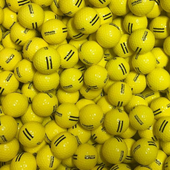 Strata Super Range Yellow BRAND NEW Golf Balls SINGLE LOT of 374