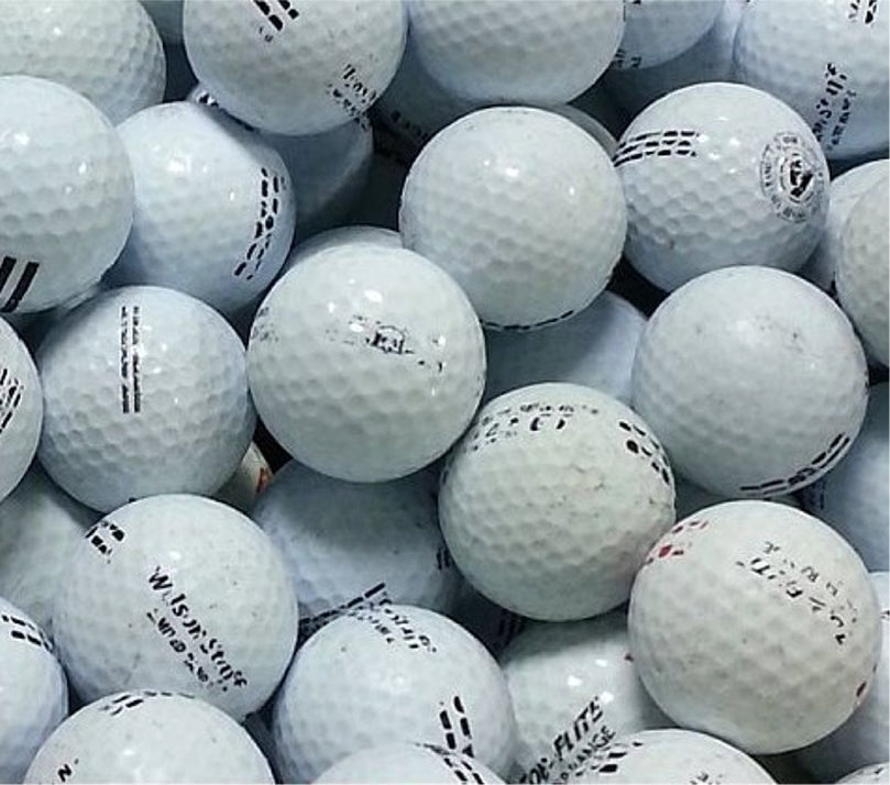 D Grade Used Range Golf Balls - Golfball Monster