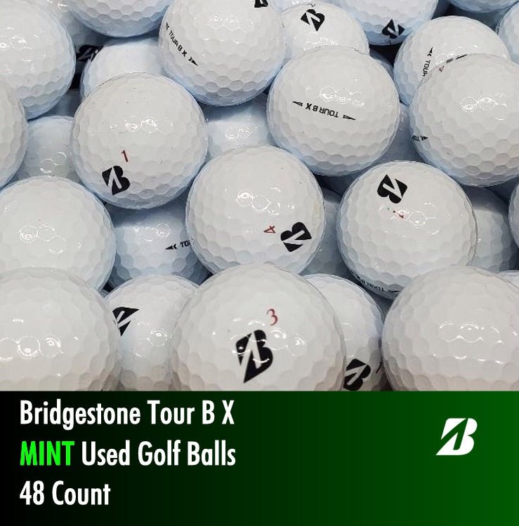 Bridgestone Tour B X Used Golf Balls | 48 Count - Golfball Monster (7207763181650)