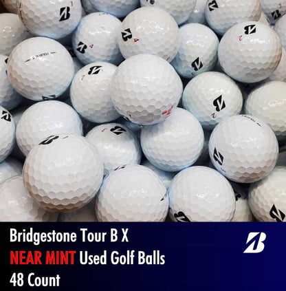 Bridgestone Tour B X Used Golf Balls | 48 Count - Golfball Monster (7207763181650)