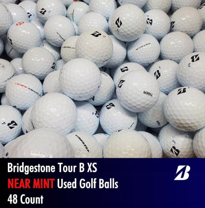 Bridgestone Tour B XS Used Golf Balls | 48 Count - Golfball Monster