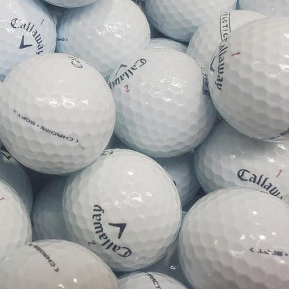 Callaway Chrome Soft Practice B - A Grade Used Golf Balls | 300 Per Case [REF#061423Y] - Golfball Monster (7126274768978)