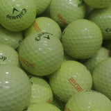 Callaway Soft Practice Yellow No Stripe C-B Grade Used Golf Balls | 300 Per Case [REF#052123G] (7118141063250) (7147734237266)
