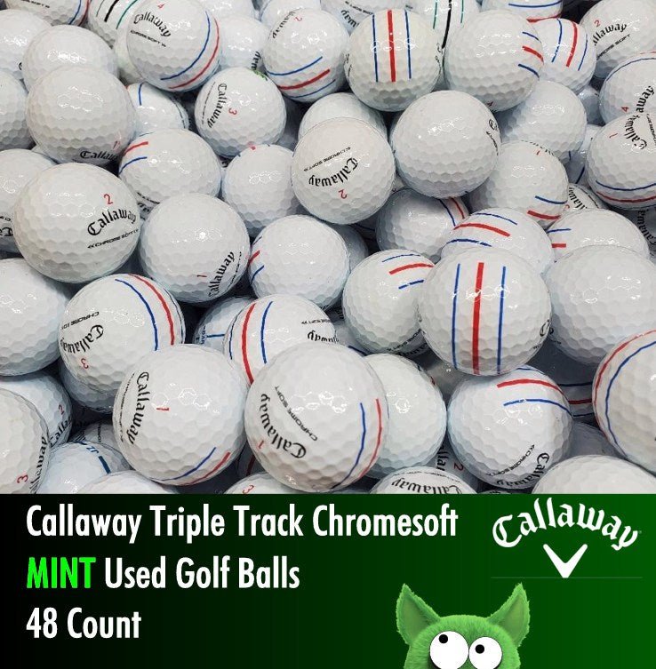 Callaway Triple Track Chromesoft Used Golf Balls | 48 Count - Golfball Monster (7207237517394)