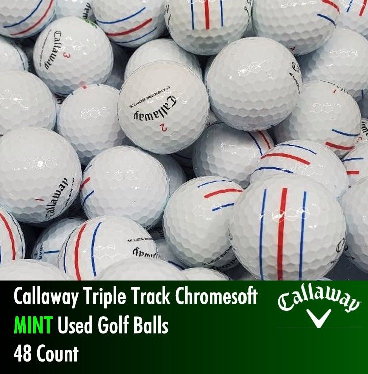 Callaway Triple Track Chromesoft Used Golf Balls | 48 Count - Golfball Monster (7207237517394)