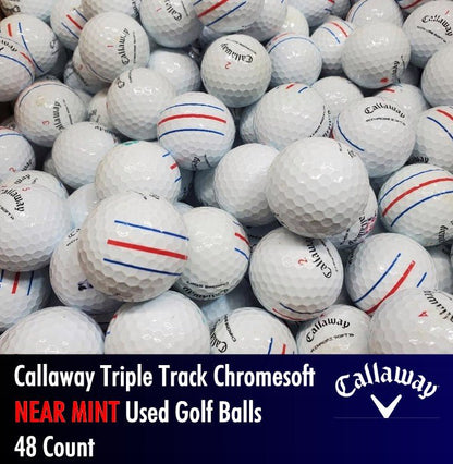 Callaway Triple Track Chromesoft Used Golf Balls | 48 Count - Golfball Monster (7207237517394)