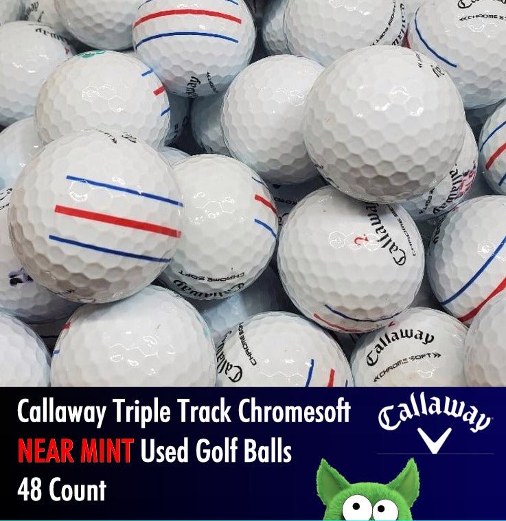 Callaway Triple Track Chromesoft Used Golf Balls | 48 Count - Golfball Monster (7207237517394)