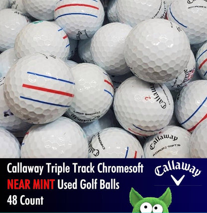 Callaway Triple Track Chromesoft Used Golf Balls | 48 Count - Golfball Monster (7207237517394)