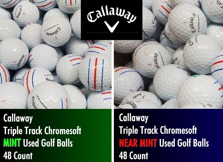 Callaway Triple Track Chromesoft Used Golf Balls | 48 Count - Golfball Monster (7207237517394)