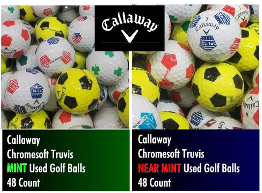 Callaway Chromesoft Truvis Used Golf Balls | 48 Count - Golfball Monster (7206625968210)