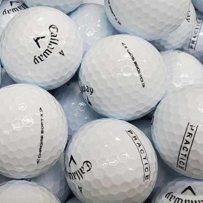 Callaway Chrome Soft X Practice NEW Grade Golf Balls | 300 Per Case [REF#062824X] - Golfball Monster (7362098495570)