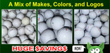 Dirt Cheap Range Practice Used Golf Balls D Grade 15K Per Order [REF121325A] - Golfball Monster