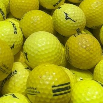 Range Yellow Logo BA Grade Dirt Cheap Used Golf Balls | 300 Per Case [REF082825C] - Golfball Monster (7481826574418)