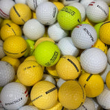 Mixed Range Limited Flight Yellow and White ABC Grade Used Golf Balls | 300 Per Case [REF#101226T] - Golfball Monster