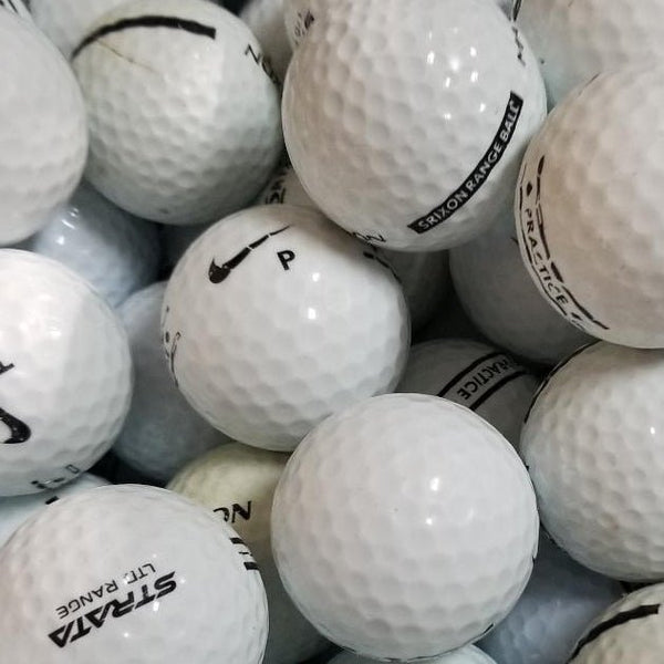 Mix Range Black Stripe Limited Flite AB Grade Used Golf Balls | One Lot of 800 [REF102725D] - Golfball Monster