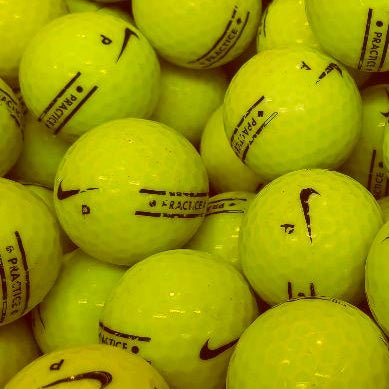 Nike Practice Limited Range Yellow B - C Grade Used Golf Balls | 300 Per Case [REF#092924T] - Golfball Monster (7392427376722)