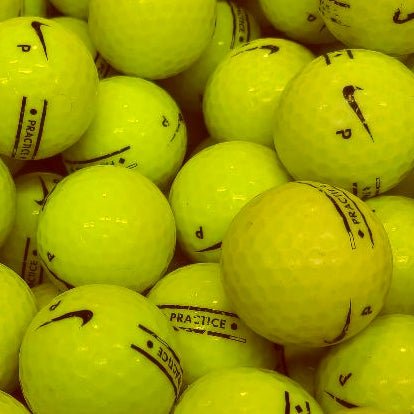 Nike Practice Limited Range Yellow B - C Grade Used Golf Balls | 300 Per Case [REF#092924T] - Golfball Monster (7392427376722)