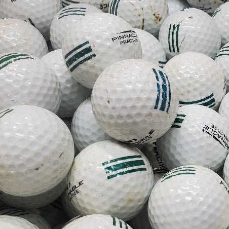 Pinnacle Green Practice Used Golf Balls BC Grade | 300 Per Case [REF#082124B] - Golfball Monster