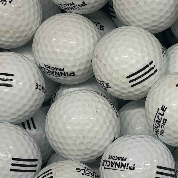+++ Pinnacle Practice White B Grade Used Range Golf Balls | One Lot of 500 [REF#072524A&W02] (7373084229714)