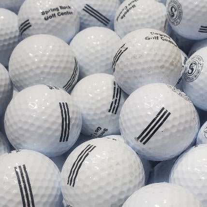 Range Black Logo AB Grade Used Golf Balls | 300 per case [REF#G055] - Golfball Monster