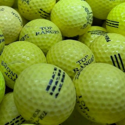 Range Practice Logo Yellow B-C Grade Used Golf Balls from Golfball Monster (7256707366994)