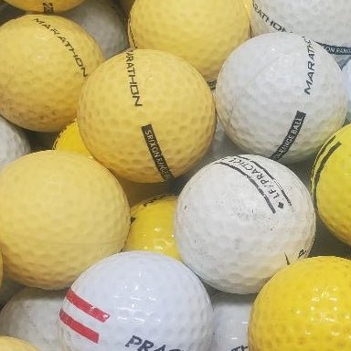 Range Mixed Colors Logo Limited Flight ABC Grade Used Golf Balls | 300 Per Case [REF#062023A] - Golfball Monster (7129083183186)