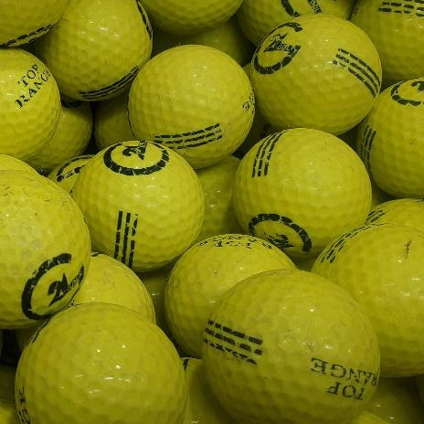 Range Yellow Logo Used Golf Balls B-C Grade (4620436045906)