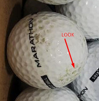 Srixon Marathon Limited Flight AB Grade Dirt Cheap Used Golf Balls  | 300 Per Case [REF#072023A] (7141689589842) (7146616914002)