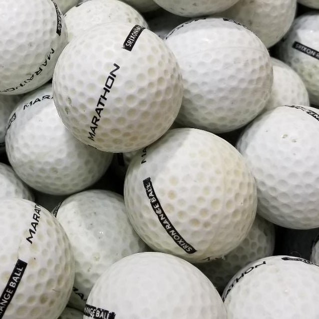 Srixon Marathon Limited Flight Cosmetically Challenged BC Grade Used Golf Balls | 600 Per Case [REF#J034] - Golfball Monster