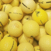 Srixon Marathon Limited Flight Logo Yellow ABC Grade Used Golf Balls | 300 Per Case [REF#062123C] - Golfball Monster (7129747750994)