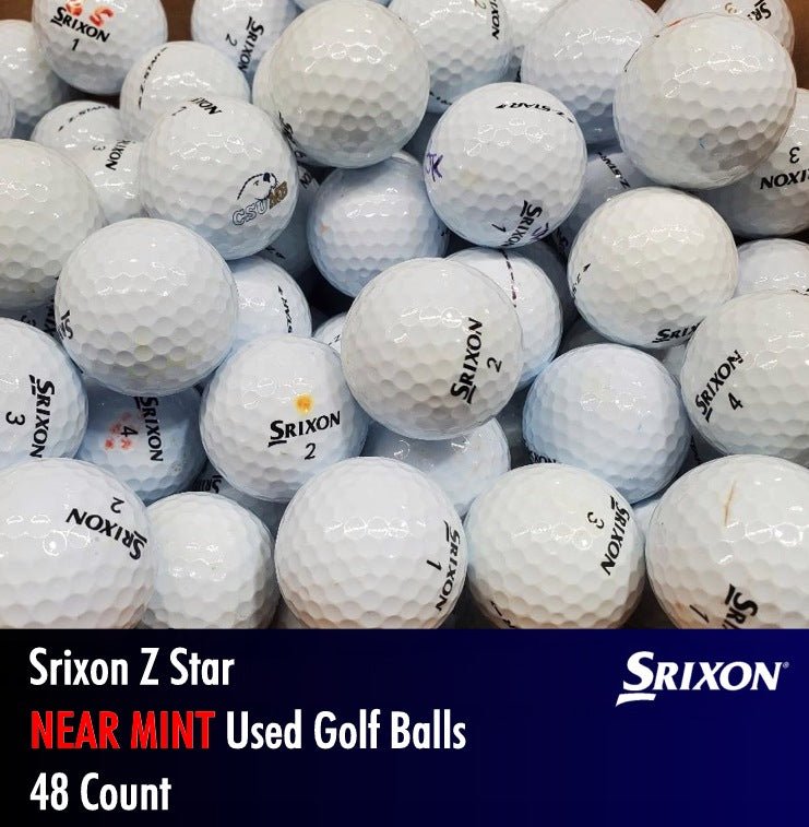 Srixon Z Star Used Golf Balls | 48 Count - Golfball Monster (7207533838418)