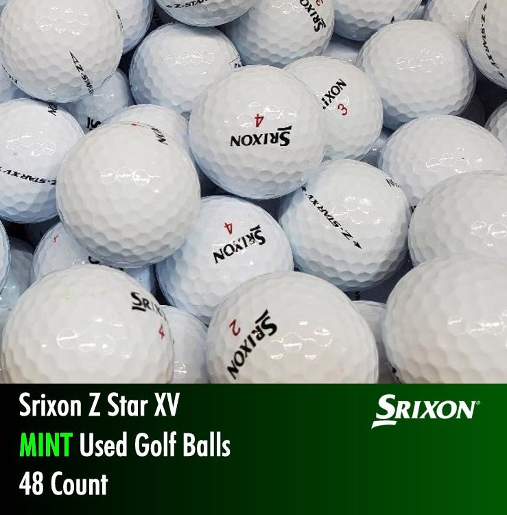 Srixon Z Star XV Used Golf Balls | 48 Count - Golfball Monster (7207534395474)