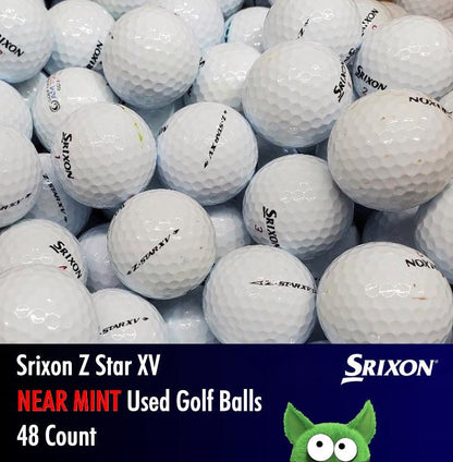 Srixon Z Star XV Used Golf Balls | 48 Count - Golfball Monster (7207534395474)