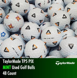 TaylorMade TP5 PIX Used Golf Balls | 48 Count (7207799455826)