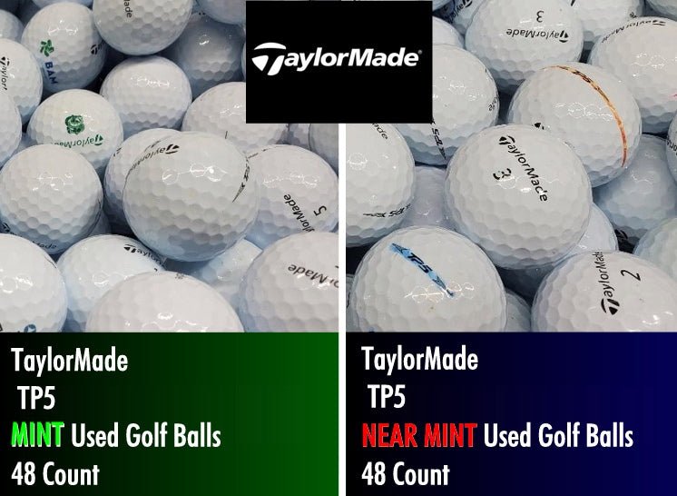 TaylorMade TP5 Used Golf Balls | 48 Count - Golfball Monster