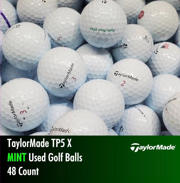 TaylorMade TP5 X Used Golf Balls | 48 Count - Golfball Monster (7207806664786)