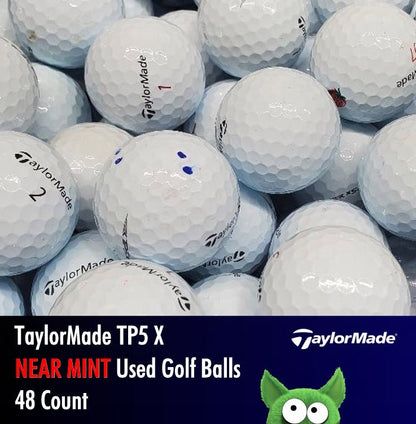 TaylorMade TP5 X Used Golf Balls | 48 Count - Golfball Monster