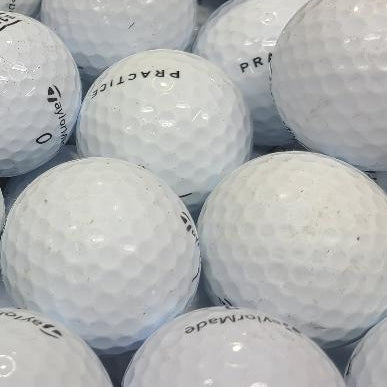 Taylormade Practice No Stripe BA Grade Used Golf Balls | 300 Per Case [REF#090424K] (7385526403154)