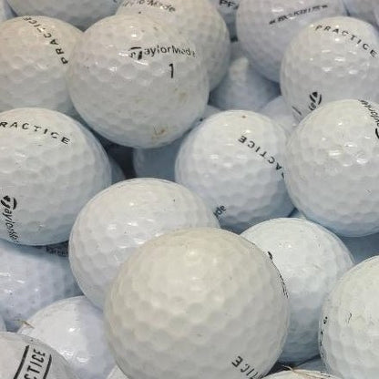 Taylormade Practice No Stripe BA Grade Used Golf Balls | 300 Per Case [REF#090424K] - Golfball Monster