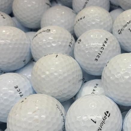 TaylorMade Practice No Stripe AB Grade Used Golf Balls | 300 Per Case [REF#102124A] - Golfball Monster (7397632835666)