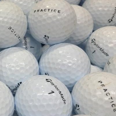 TaylorMade Practice No Stripe AB Grade Used Golf Balls | 300 Per Case [REF#102124A] - Golfball Monster