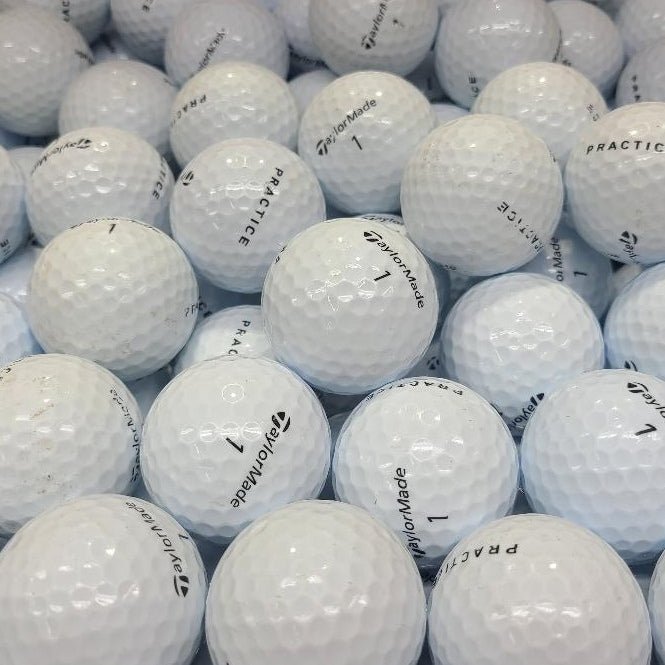 TaylorMade Practice No Stripe AB Grade Used Golf Balls | 300 Per Case [REF#102124A] - Golfball Monster (7397632835666)