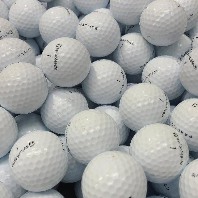 Taylormade Practice No Stripe C - B Grade Used Golf Balls | 300 Per Case [REF#072623G] - Golfball Monster (7144127201362)