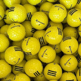 +++ TaylorMade 3 Stripe Yellow BRAND NEW Golf Balls Lots of 2400 [REF202A&W030] - Golfball Monster