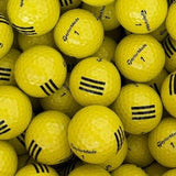 +++ TaylorMade 3 Stripe Yellow BRAND NEW Golf Balls Lots of 2400 [REF202A&W030] - Golfball Monster