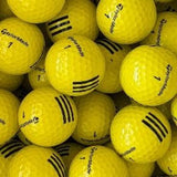 +++ TaylorMade 3 Stripe Yellow BRAND NEW Golf Balls Lots of 2400 [REF202A&W030] - Golfball Monster